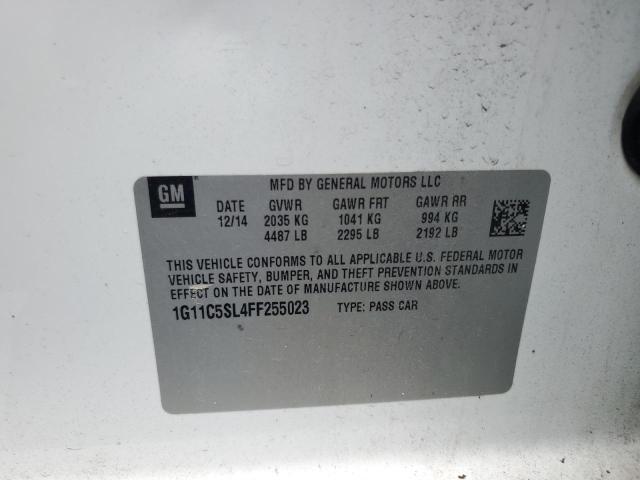 2015 CHEVROLET MALIBU 1LT - 1G11C5SL4FF255023