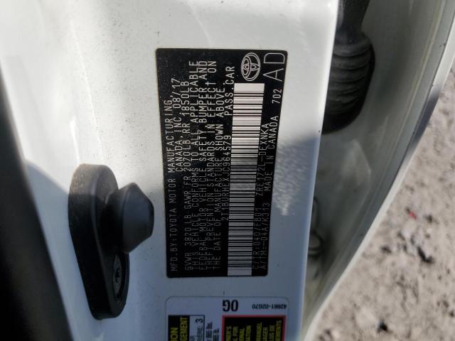 2018 TOYOTA COROLLA L - 2T1BURHEXJC964579