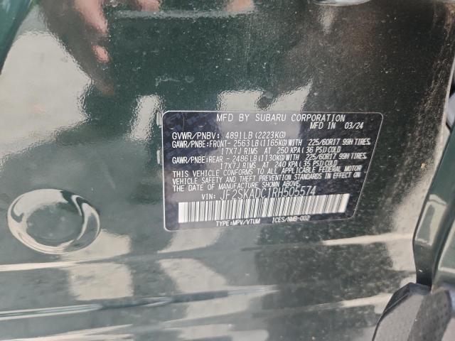 2024 SUBARU FORESTER P JF2SKADC1RH505574