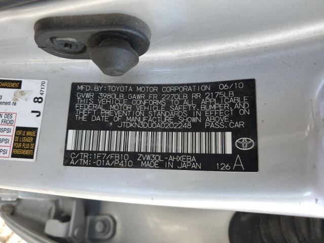 2010 TOYOTA PRIUS - JTDKN3DU0A0202248