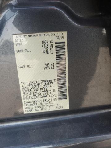2020 NISSAN ALTIMA S - 1N4BL4BV1LN302149
