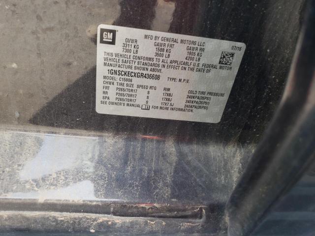 2016 CHEVROLET SUBURBAN C - 1GNSCKECXGR436608