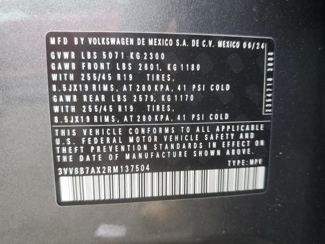 2024 VOLKSWAGEN TIGUAN SE - 3VV8B7AX2RM137504