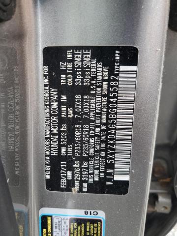2011 HYUNDAI SANTA FE L - 5XYZKDAG5BG045582