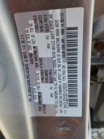 2016 TOYOTA SCION IA 3MYDLBZV0GY121616
