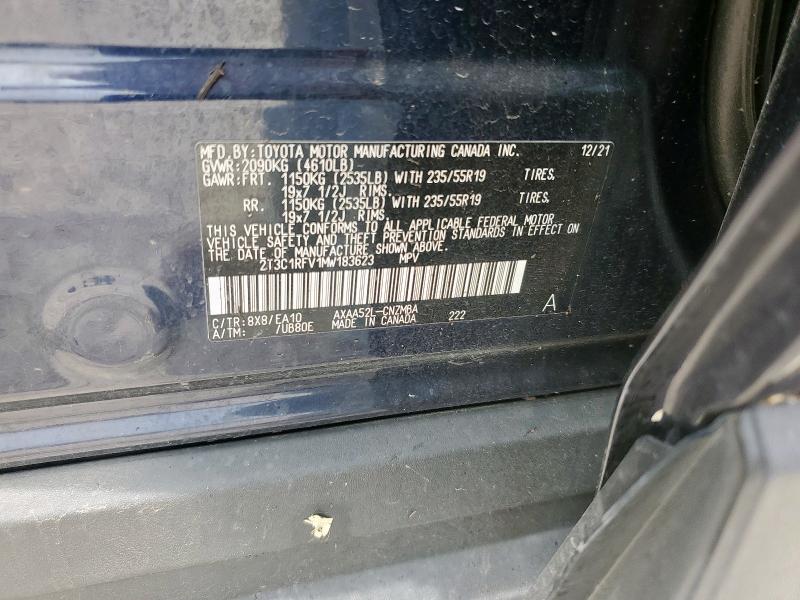 2021 TOYOTA RAV4 XLE P - 2T3C1RFV1MW183623