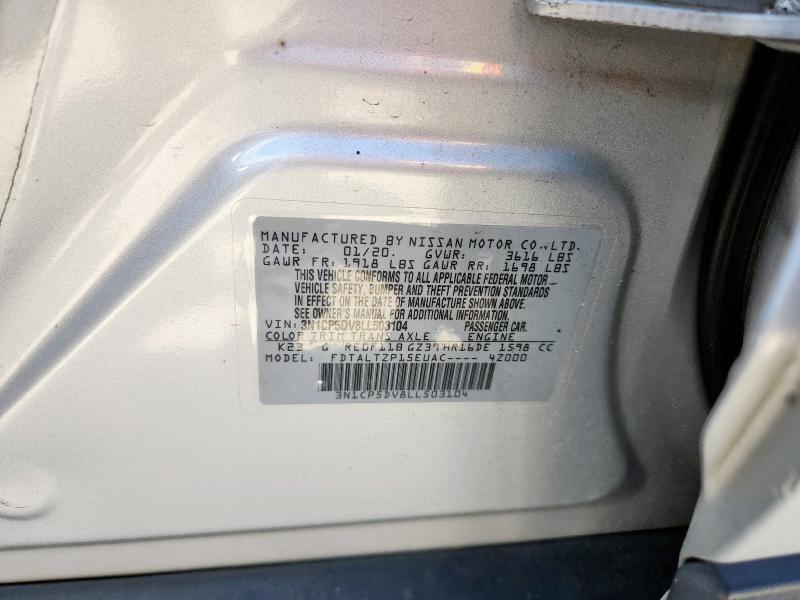 2020 NISSAN KICKS SR 3N1CP5DV8LL503104