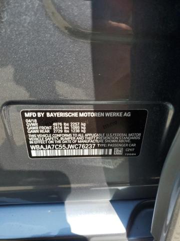 2018 BMW 530 XI WBAJA7C55JWC76237