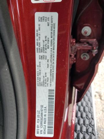 2022 RAM 1500 BIG H 1C6RREBG4NN197132