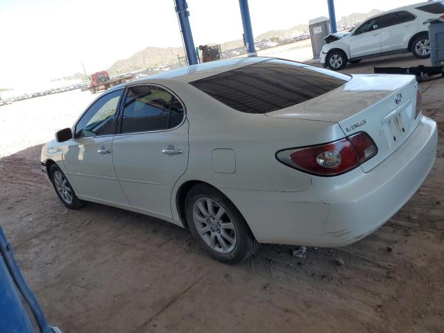 LEXUS ES 300 2002 white sedan 4d gas JTHBF30G225034693 photo #3