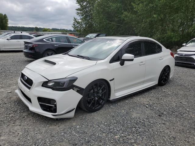 SUBARU WRX PREMIU 2015 white  gas JF1VA1F61F9820747 photo #1