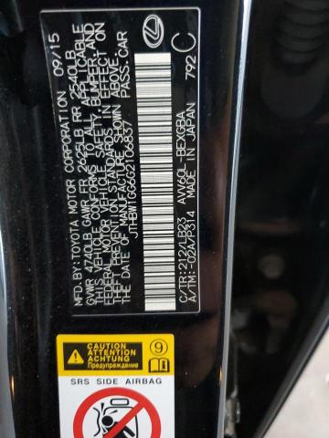 2016 LEXUS ES 300H JTHBW1GG6G2106837