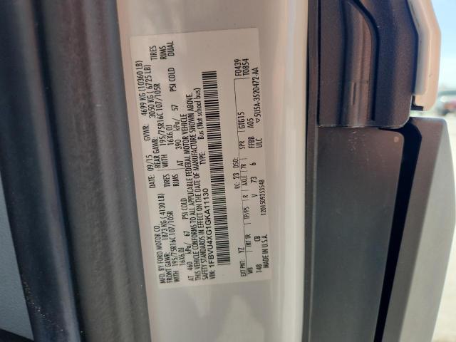 2016 FORD TRANSIT T- 1FBVU4XG1GKA11130