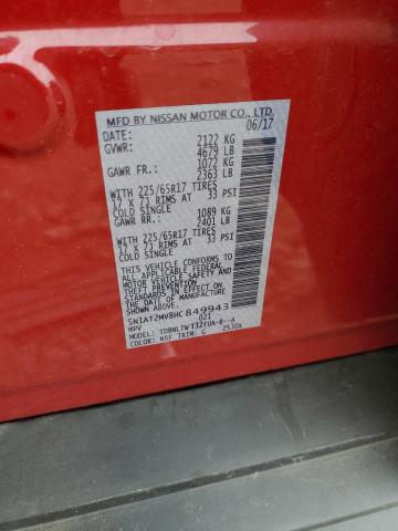 2017 NISSAN ROGUE SV - 5N1AT2MV8HC849943