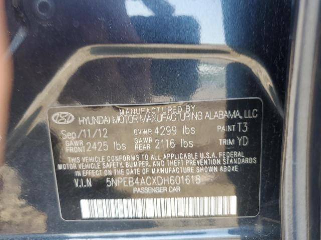 2013 HYUNDAI SONATA GLS - 5NPEB4ACXDH601618