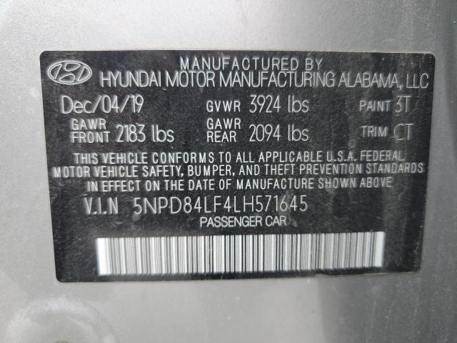 2020 HYUNDAI ELANTRA SE - 5NPD84LF4LH571645