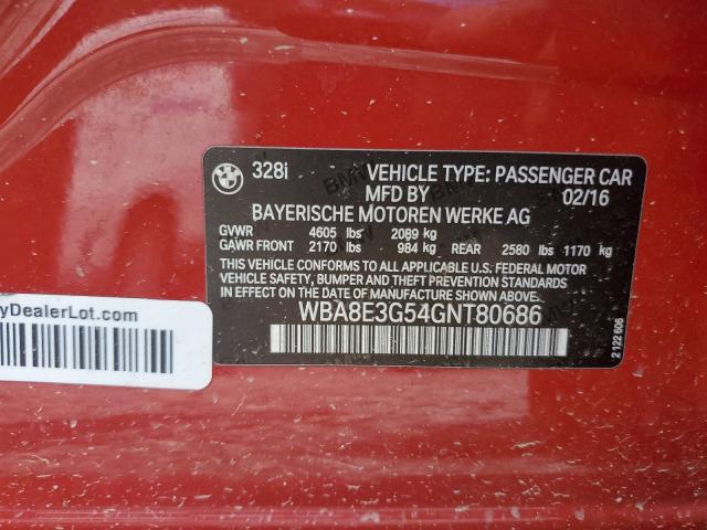 2016 BMW 328 XI SUL WBA8E3G54GNT80686