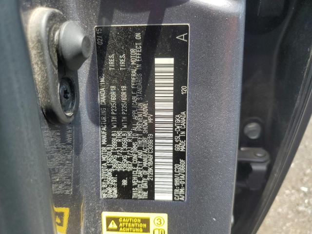2015 LEXUS RX 350 BAS 2T2BK1BA6FC309819