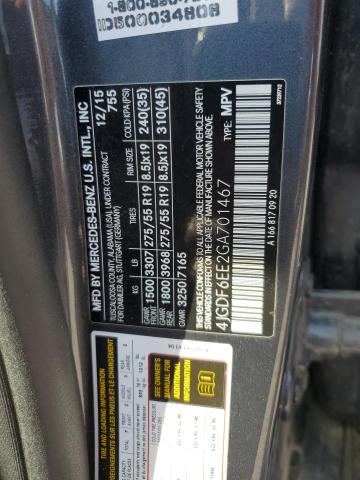 2016 MERCEDES-BENZ GL 450 4MA 4JGDF6EE2GA701467