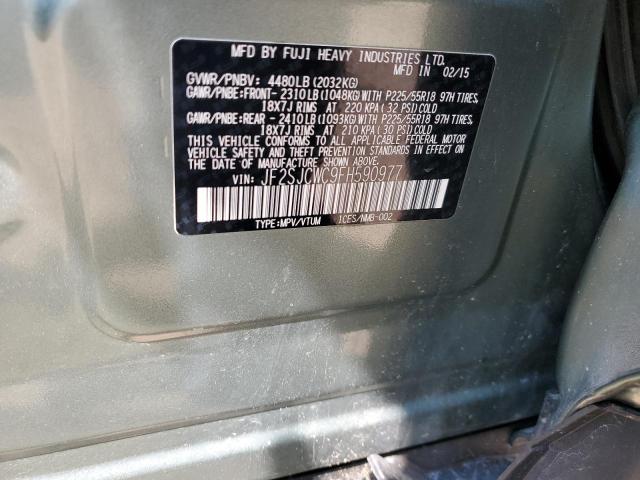 2015 SUBARU FORESTER 2 - JF2SJCWC9FH590977