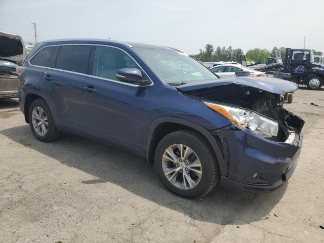 Vin: 5tdjkrfh4fs212972, lot: 59772495, toyota highlander xle 20154