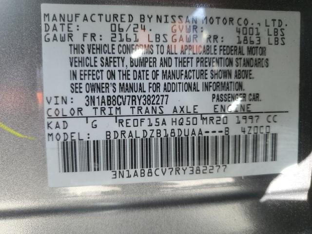 2024 NISSAN SENTRA SV 3N1AB8CV7RY382277