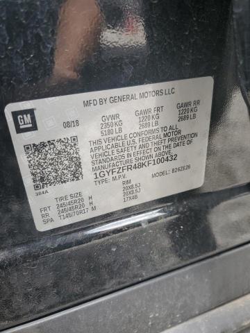 2019 CADILLAC XT4 SPORT 1GYFZFR48KF100432