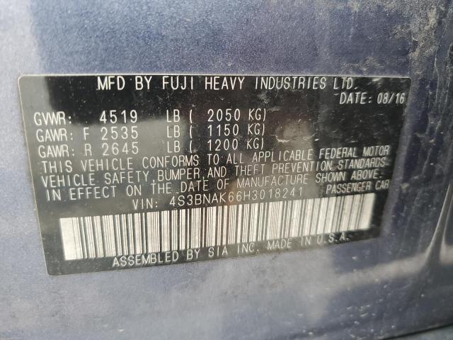 2017 SUBARU LEGACY 4S3BNAK66H3018241