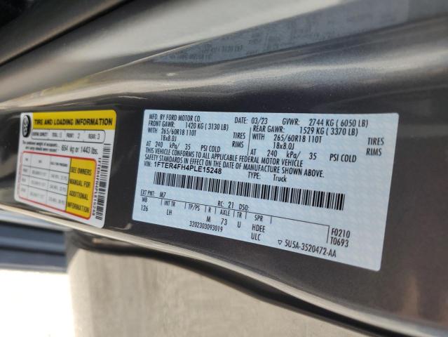 2023 FORD RANGER XL 1FTER4FH4PLE15248