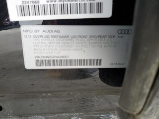 2015 AUDI A8 L TDI Q - WAU3MAFD2FN028067