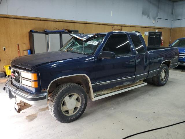 GMC SIERRA K15 1996 blue club cab gas 1GTEK19RXTE538753 photo #1