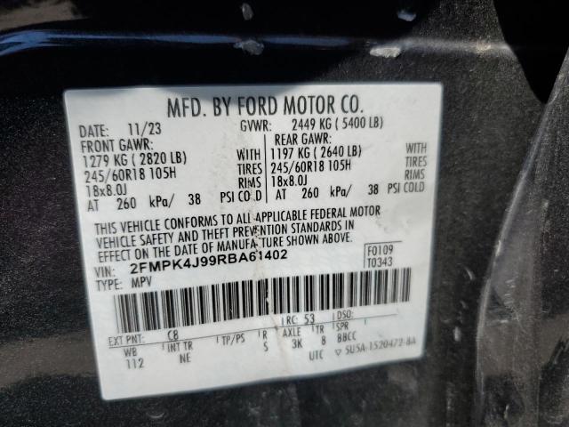 2024 FORD EDGE SEL 2FMPK4J99RBA61402
