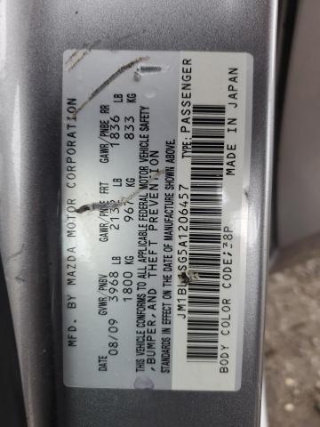 2010 MAZDA 3 I - JM1BL1SG5A1206457