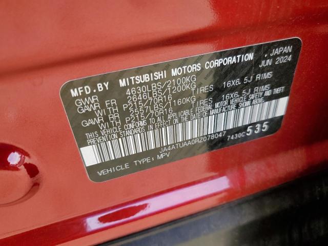 2024 MITSUBISHI ECLIPSE CR JA4ATUAA0RZ078047