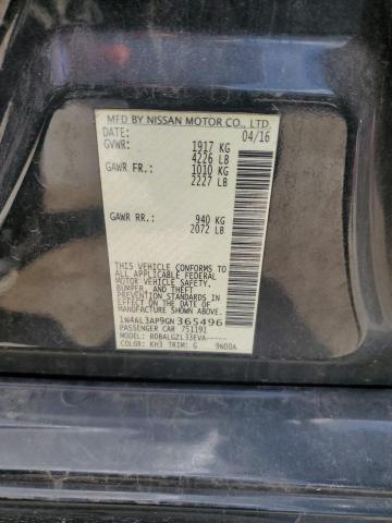 2016 NISSAN ALTIMA 2.5 1N4AL3AP9GN365496