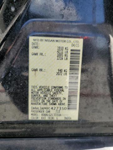 2015 NISSAN ALTIMA 2.5 - 1N4AL3AP4FC427350