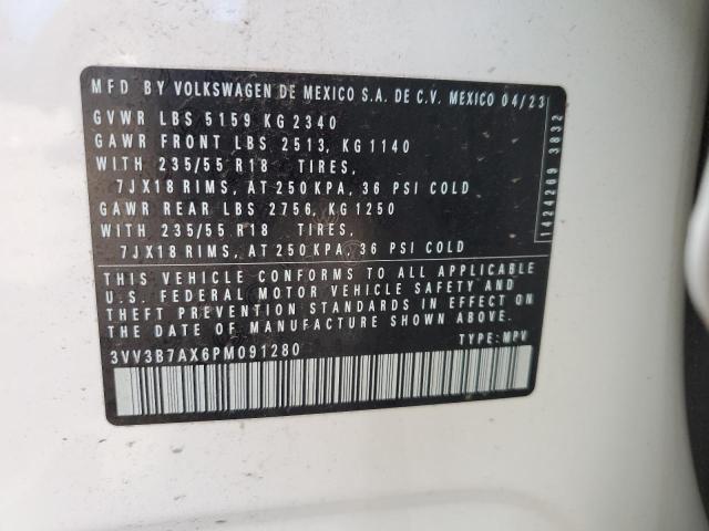2023 VOLKSWAGEN TIGUAN SE 3VV3B7AX6PM091280