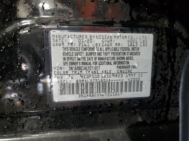 2020 NISSAN SENTRA SV 3N1AB8CV4LY211817