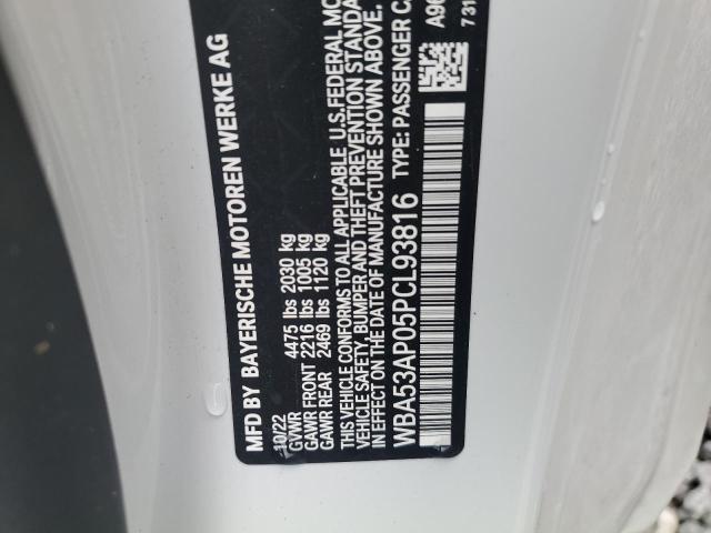 2023 BMW 430I WBA53AP05PCL93816