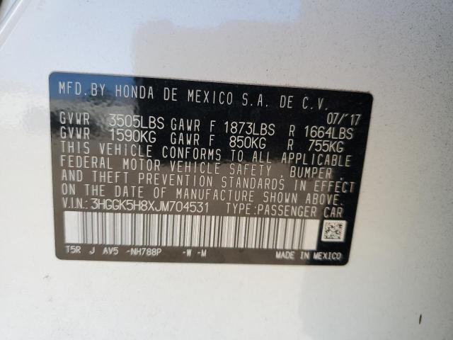 2018 HONDA FIT EX 3HGGK5H8XJM704531