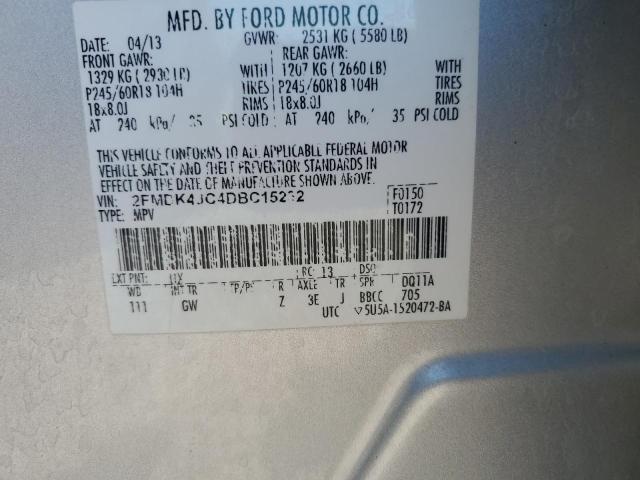 2013 FORD EDGE SEL - 2FMDK4JC4DBC15232