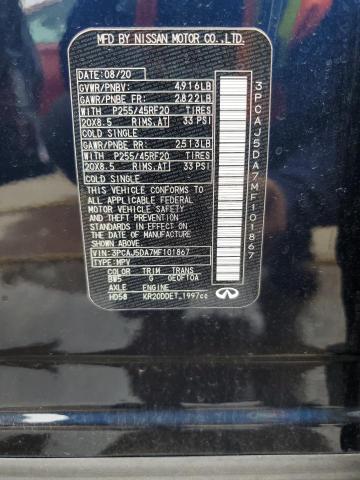 2021 INFINITI QX50 SENSO 3PCAJ5DA7MF101867
