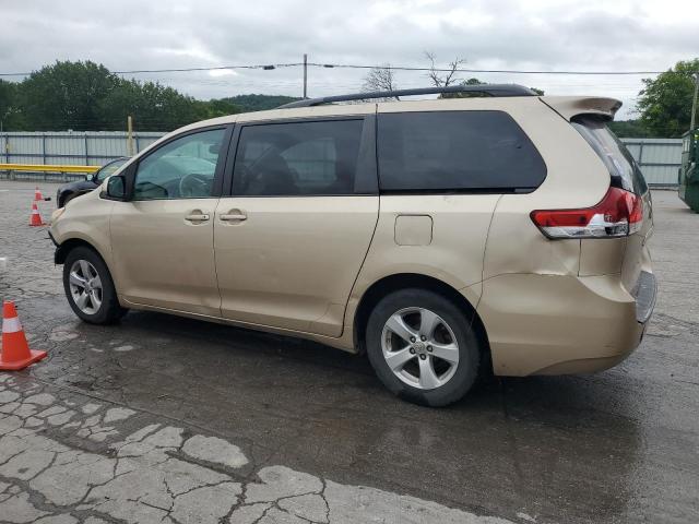 TOYOTA SIENNA LE 2011 gold  gas 5TDKK3DC0BS166690 photo #3