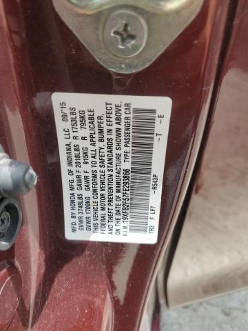 2015 HONDA CIVIC LX 19XFB2F57FE293866