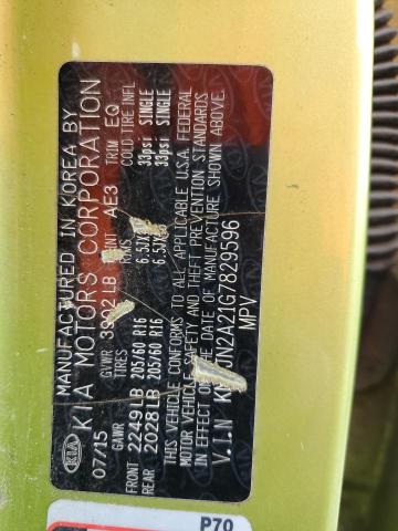 2016 KIA SOUL KNDJN2A21G7829596