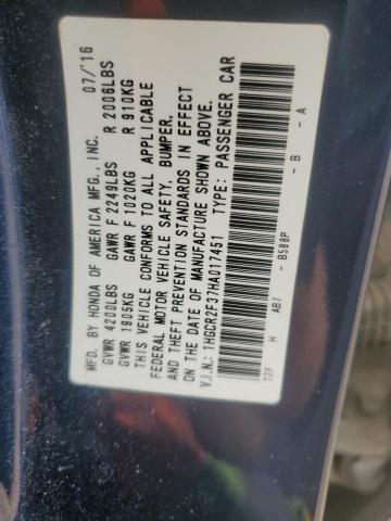 2017 HONDA ACCORD LX - 1HGCR2F37HA017451