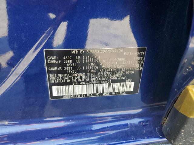 2024 SUBARU CROSSTREK 4S4GUHF60R3783406