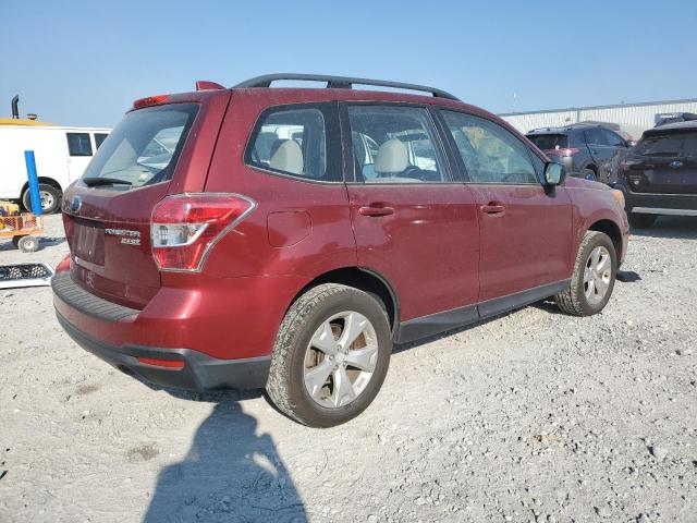 SUBARU FORESTER 2 2016 red  gas JF2SJABC9GH402504 photo #4
