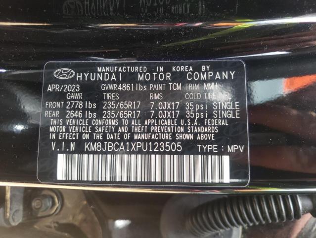 2023 HYUNDAI TUCSON BLU KM8JBCA1XPU123505
