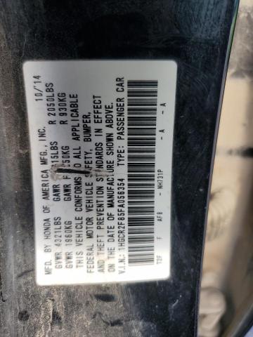 2015 HONDA ACCORD EXL - 1HGCR2F85FA056354